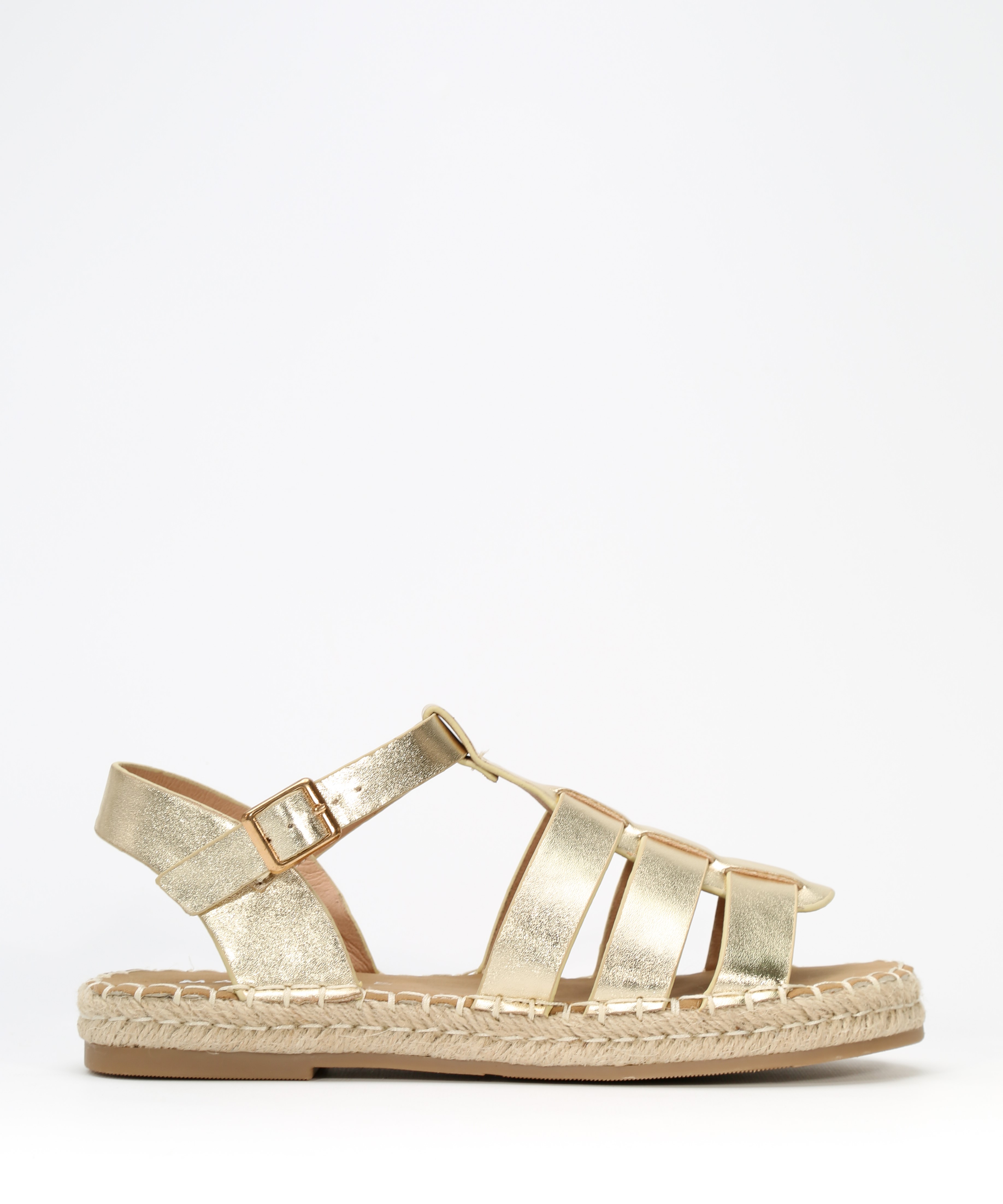 Sandalias cangrejeras yute planas image number null